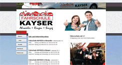 Desktop Screenshot of fahrschulekayser.de