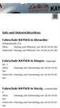 Mobile Screenshot of fahrschulekayser.de